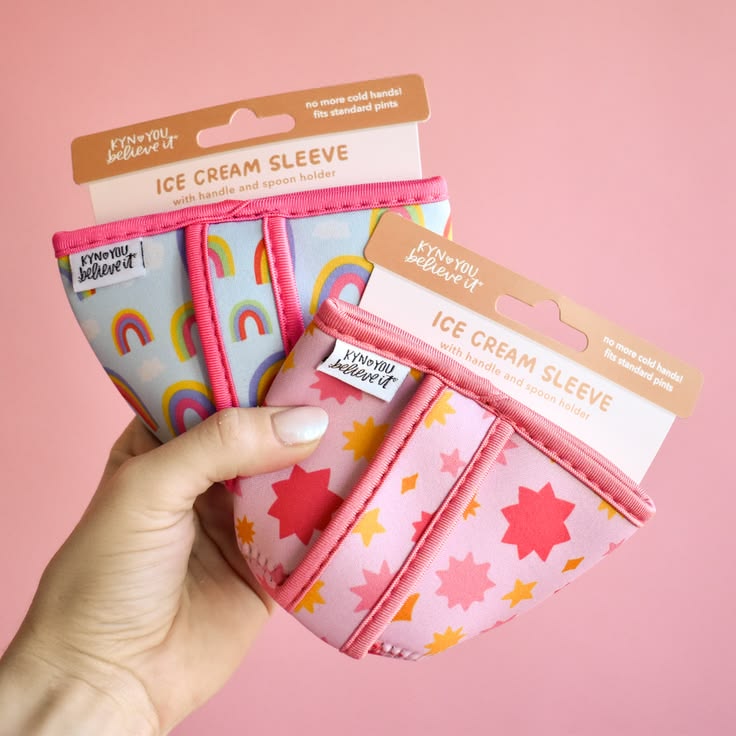 You scream, I scream! Keep your hands cozy and your treat co