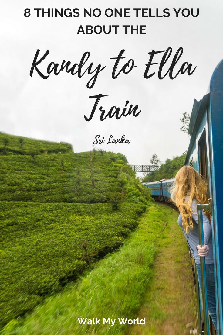 The Kandy to Ella train is the most beautiful train journey 