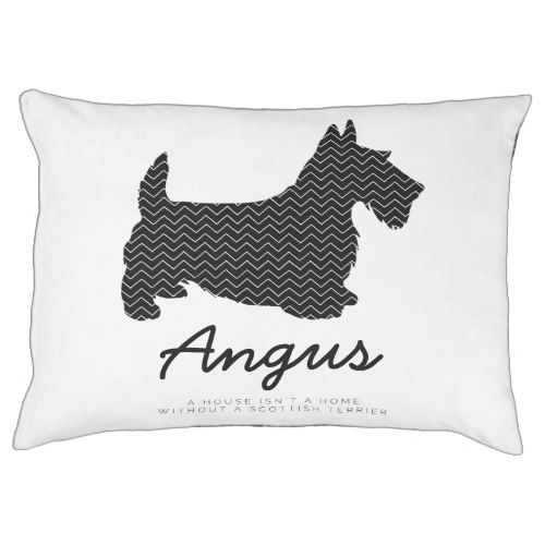 Scottish Terrier Personalized Pet Bed