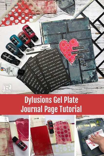 Denise Lush shows you how to make this Love-ly journal page 
