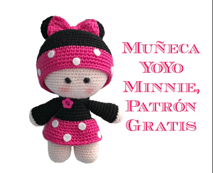 Muñeca Minnie amigurumi