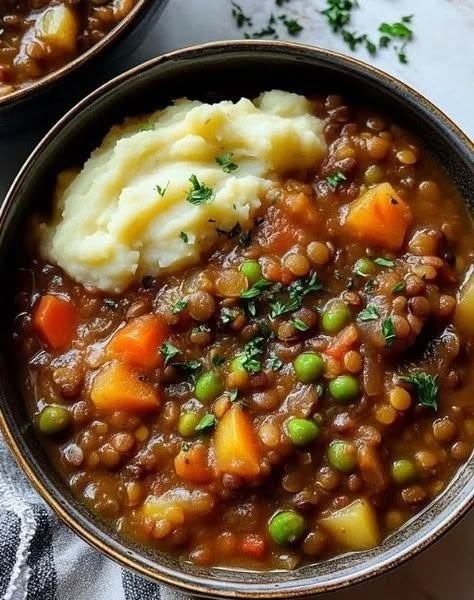 Lentil Vegetable Stew: A Cozy, Nutritious One-Pot Dinner - E