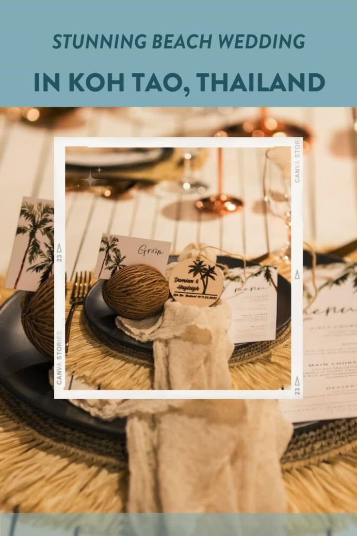 Stunning Beach Wedding in Koh Tao, Thailand By Forever Loves