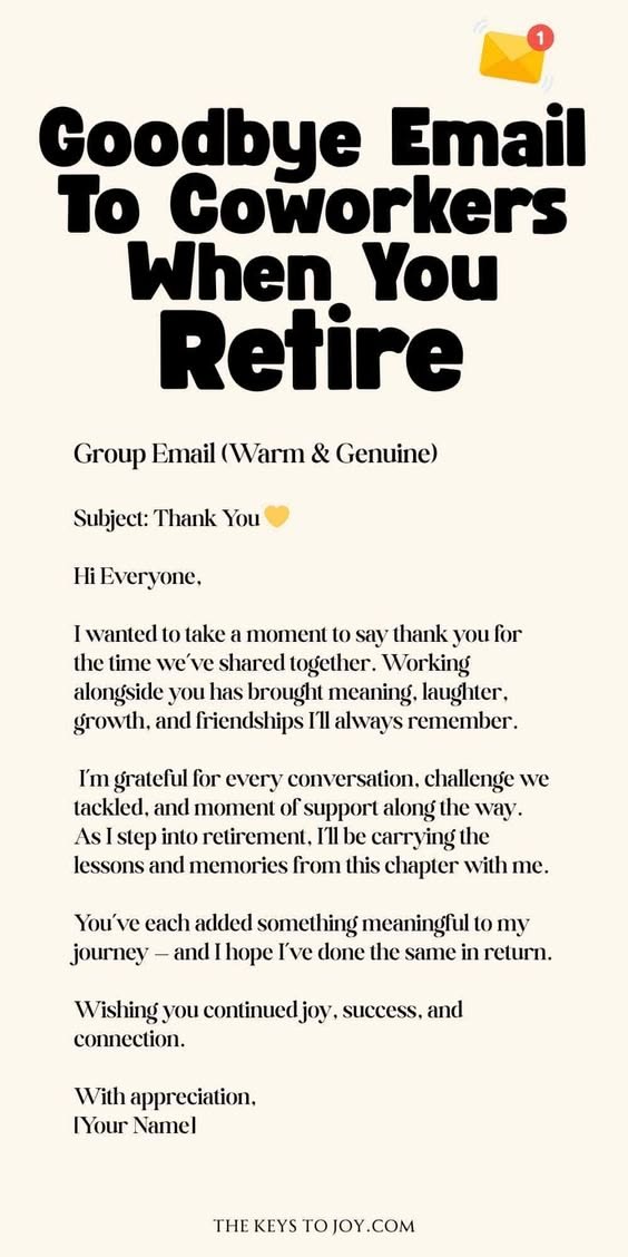 How to Say Goodbye to Coworkers When You Retire? 200+ Ideas