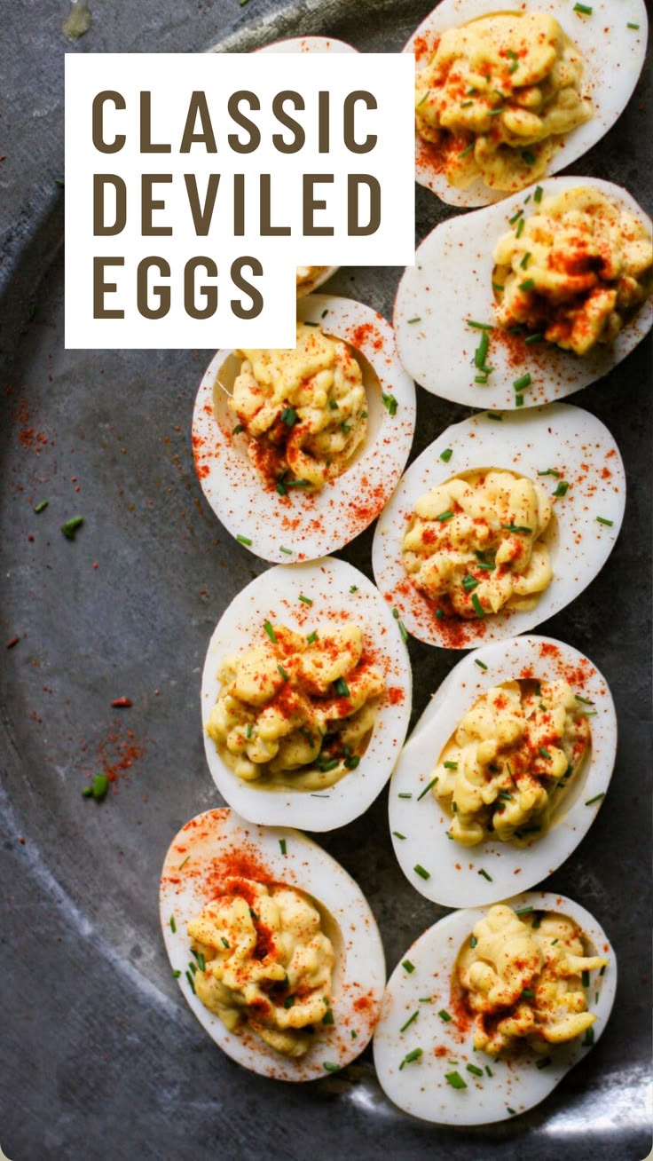 Try this Easy Classic Deviled Eggs Recipe when you want a si