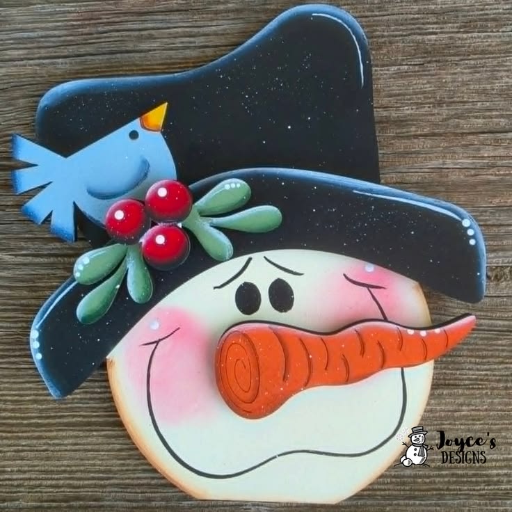Add a cheerful touch of winter to your home with our Snowman