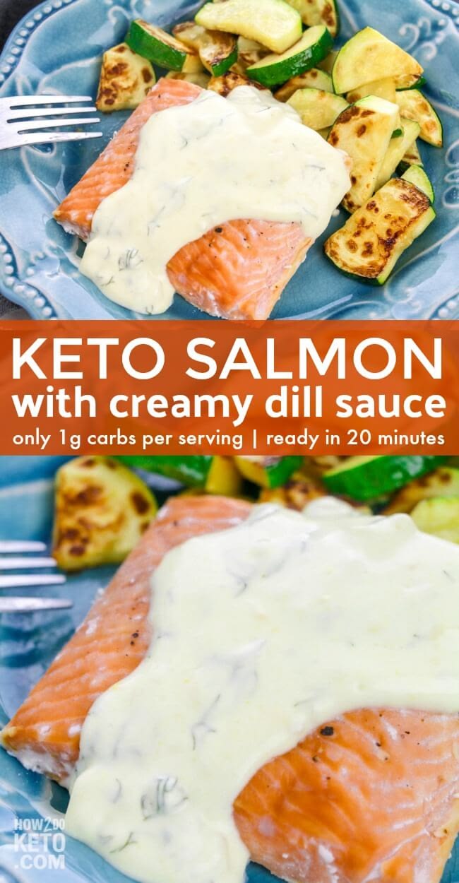 This easy baked Keto Salmon recipe is light and fresh and re