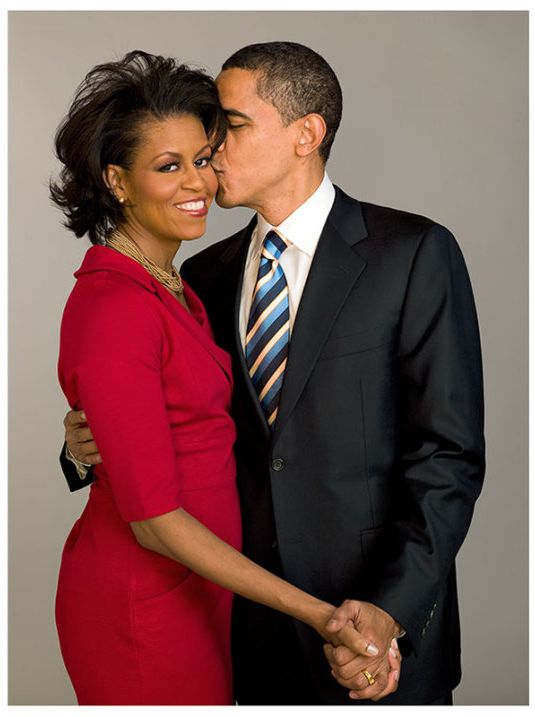 President Barack Obama and First Lady Michelle Obama