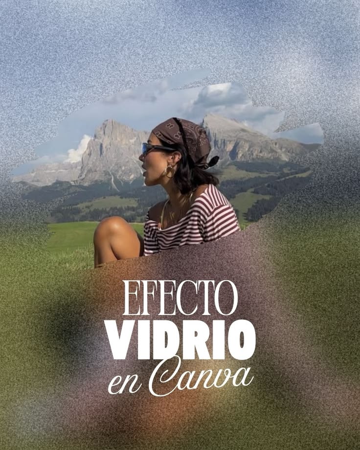 ¿Sabés como hacer este Efecto vidrio? 🪟 En Canva es muuuy fa