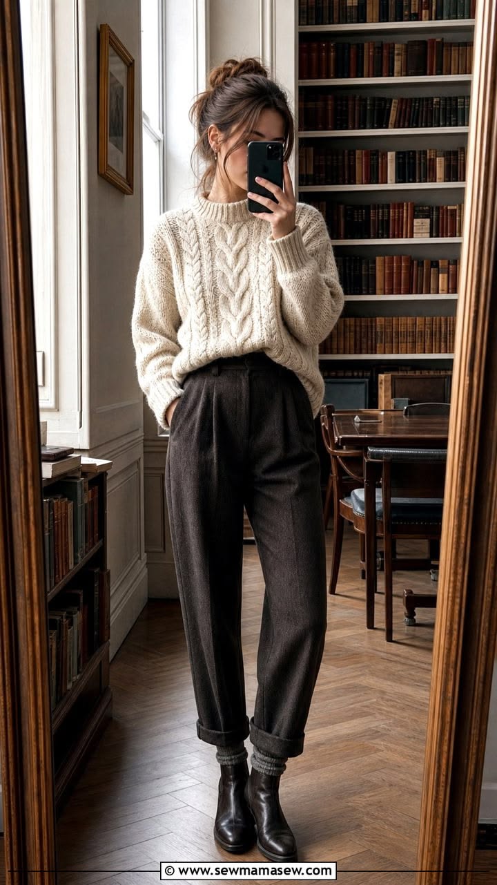 25 Cute Dark Academia Outfits for Moody, Smart Style