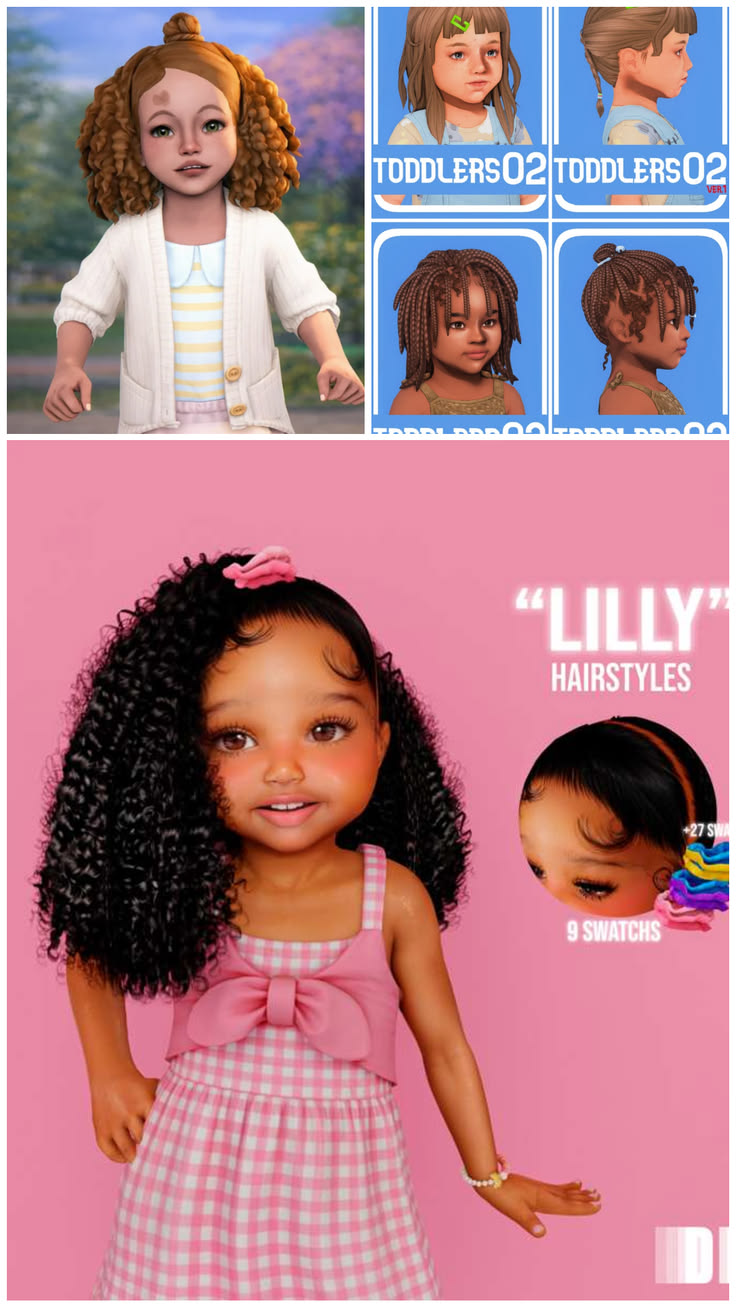 Toddler Girl Hairstyles with Bows and Braids