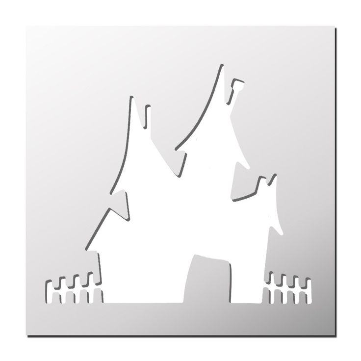 Pochoir Maison Hantée