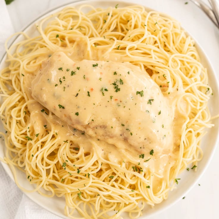 Crockpot Angel Chicken - Eating on a Dime