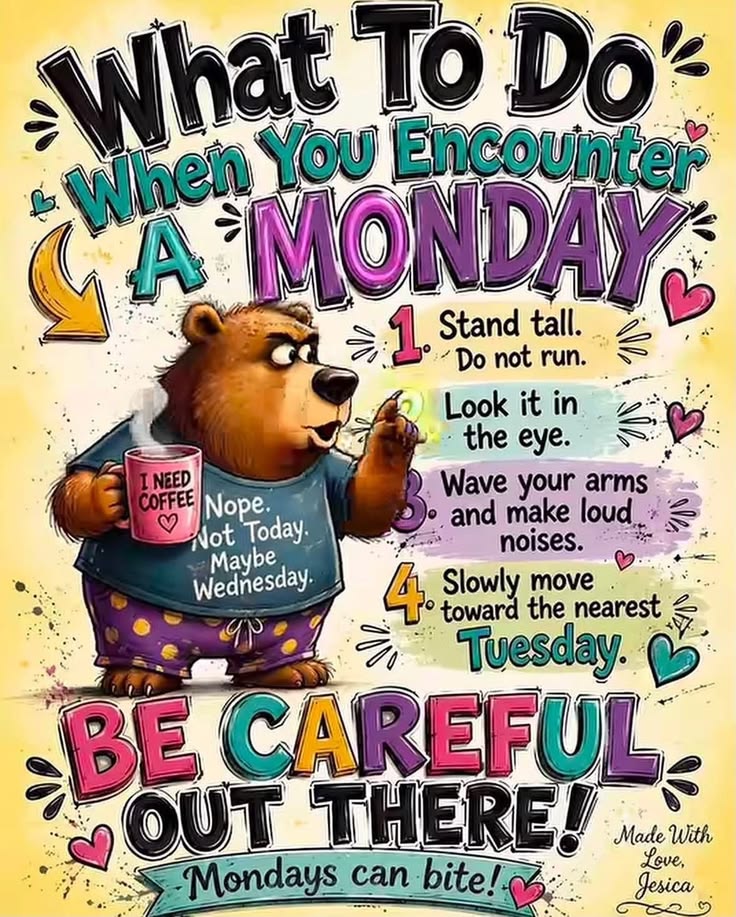 “😂 Mondays really woke up and chose violence. Can this day j
