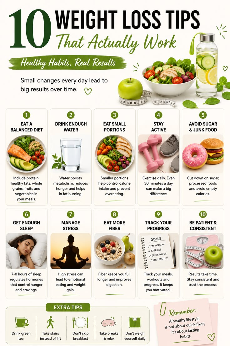 Discover simple and realistic weight loss tips that help you