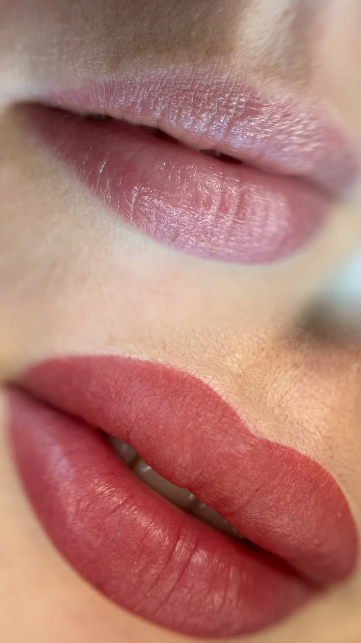 From natural lips to gorgeous soft glam 💋 This before-and-af
