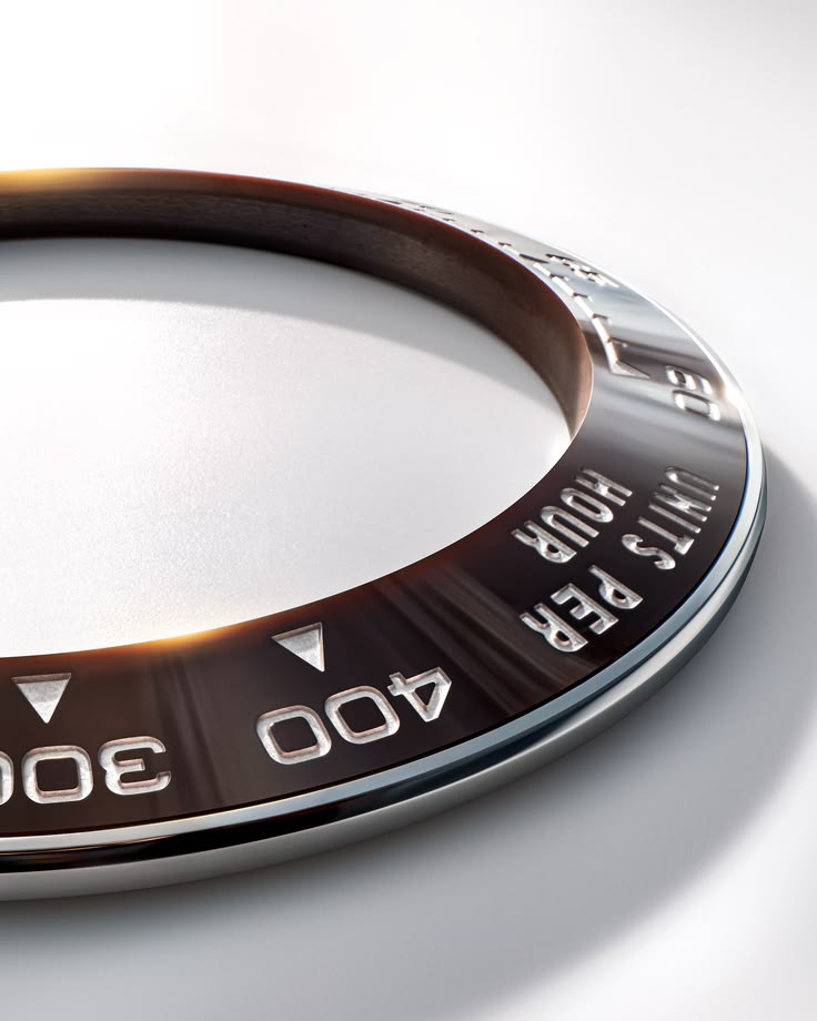 Turning time into speed. The iconic tachymetric scale makes 