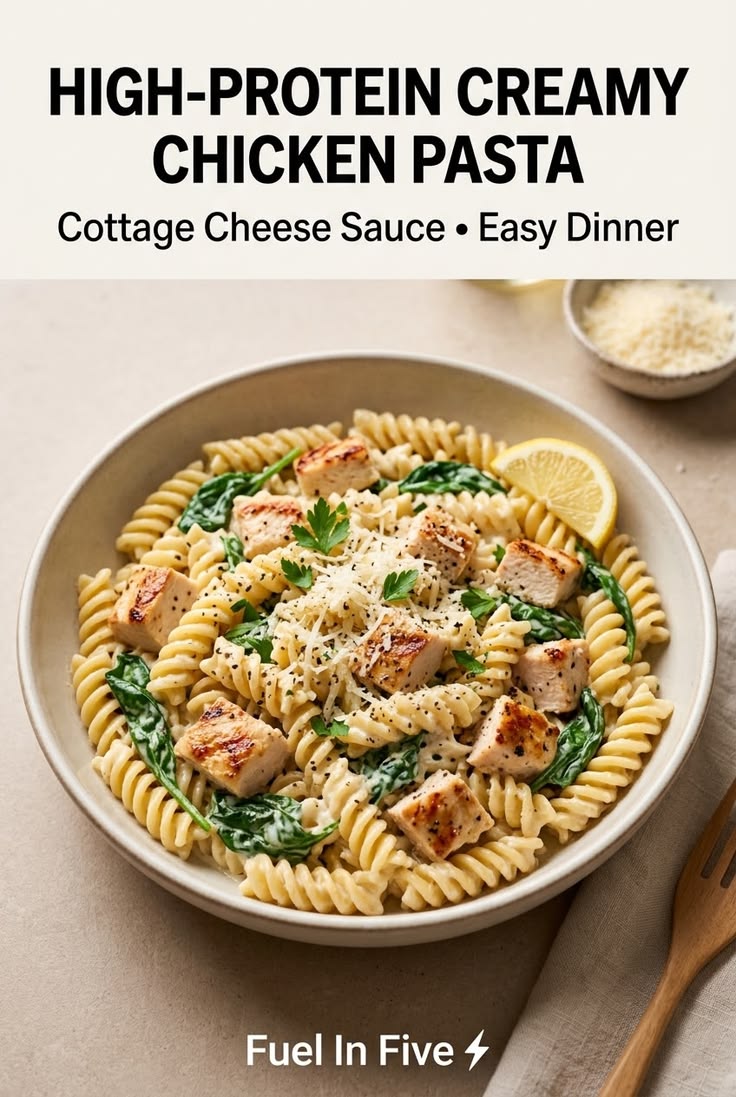 Turn pasta night into a satisfying high protein meal with th