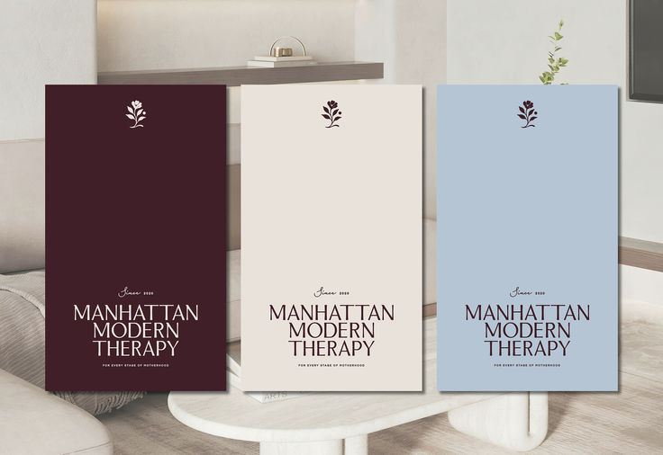 Elegant colour variations for Manhattan Modern Therapy’s vis