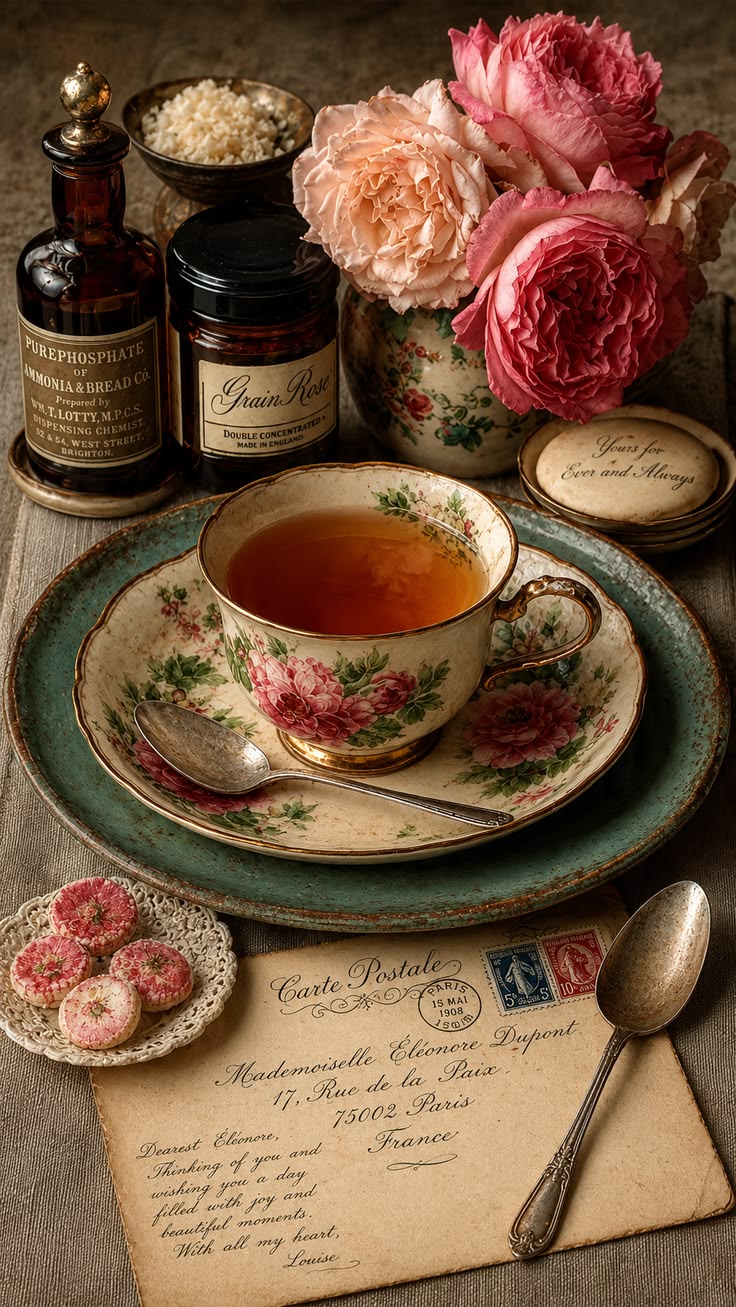 Step into a timeless world of antique elegance with this rom