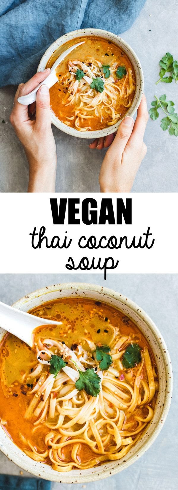 This northern-style vegan thai coconut soup recipe is a heal