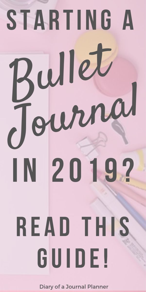 Learn how to start a bullet journal guide this year!