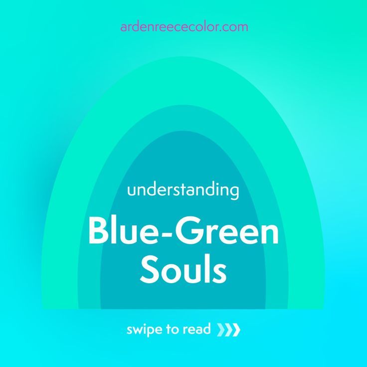 Are you a blue-green soul?? Your Soul Color holds the key to