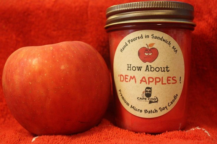 How Bout Dem Apples 8 oz. Soy Candle. Fall Cape Cod Candlema