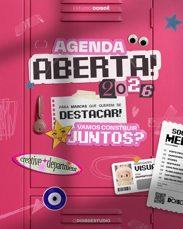 Ei, nada de deixar sua marca pra depois em 2026, viu? 😌  Bor