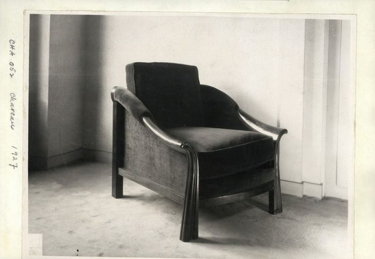Christy | France, 1925-30. Wood frame and velour upholstery.