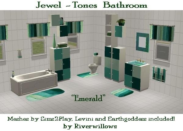 Jewel Tones Bath - Emerald | Paeginsims