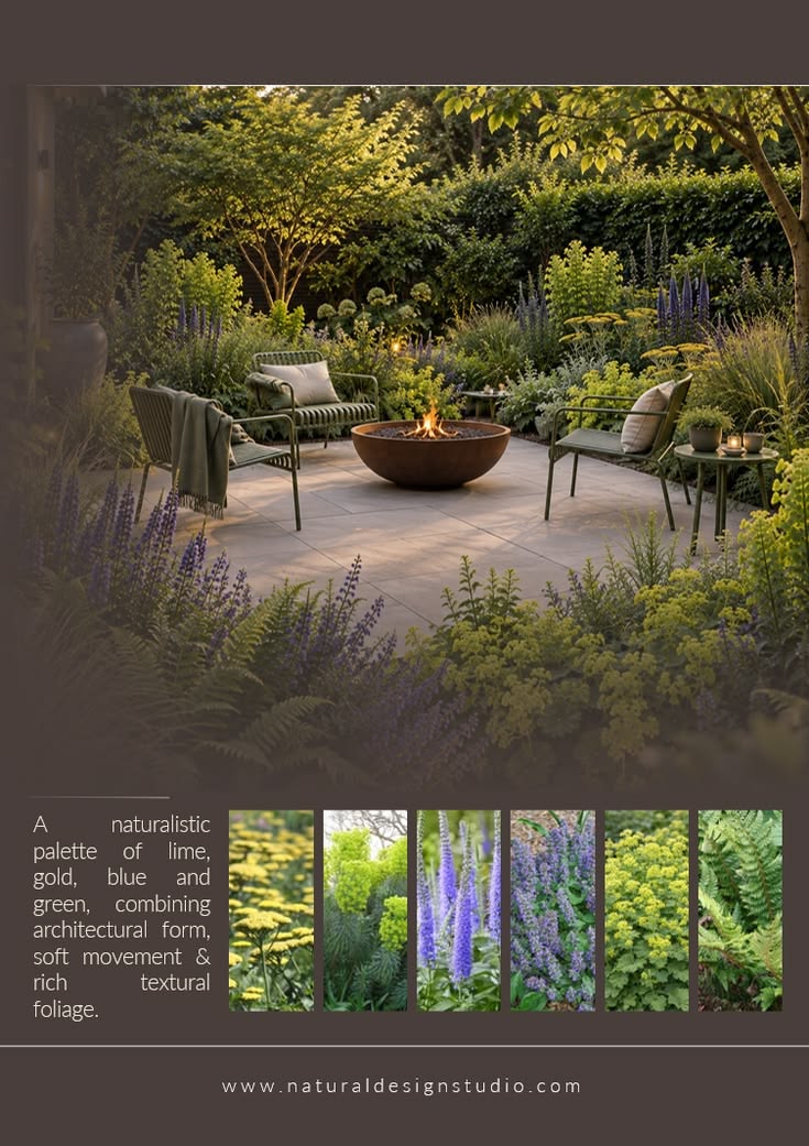 Create a beautifully layered naturalistic garden border with