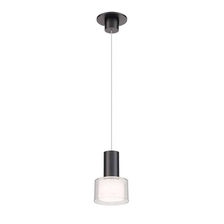 WAC Lighting PD-250905-CS-BK Twist-N-Lite 5" Wide LED Mini P