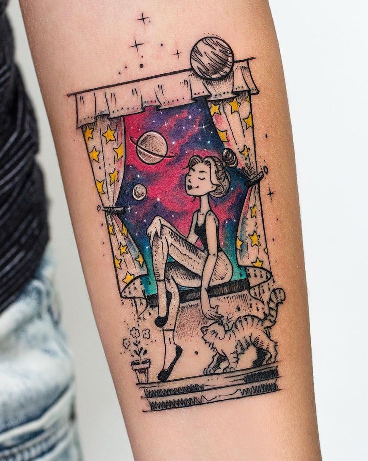 sketchy watercolor tattoo © tattoo artist Robson Carvalho 💕📌