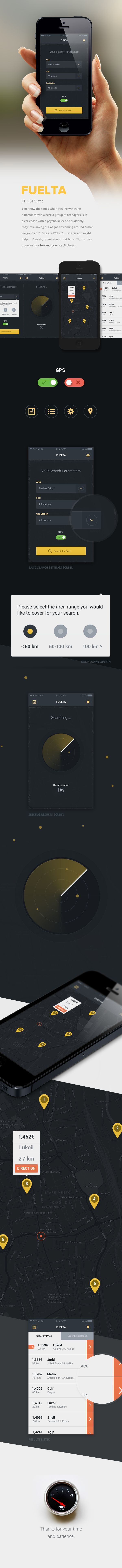 Fuelta - app concept on Behance