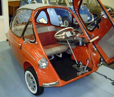 Heinkel Kabine 1956 deurtje open