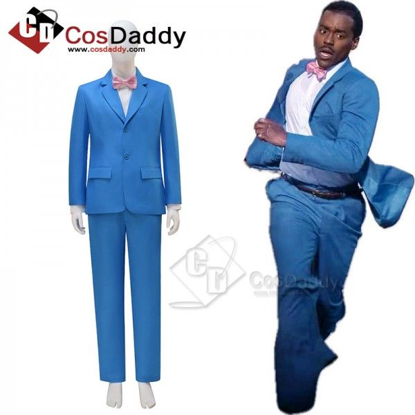 Cosdaddy 15th Doctor Who Ncuti Gatwa Blue Suit Cos...