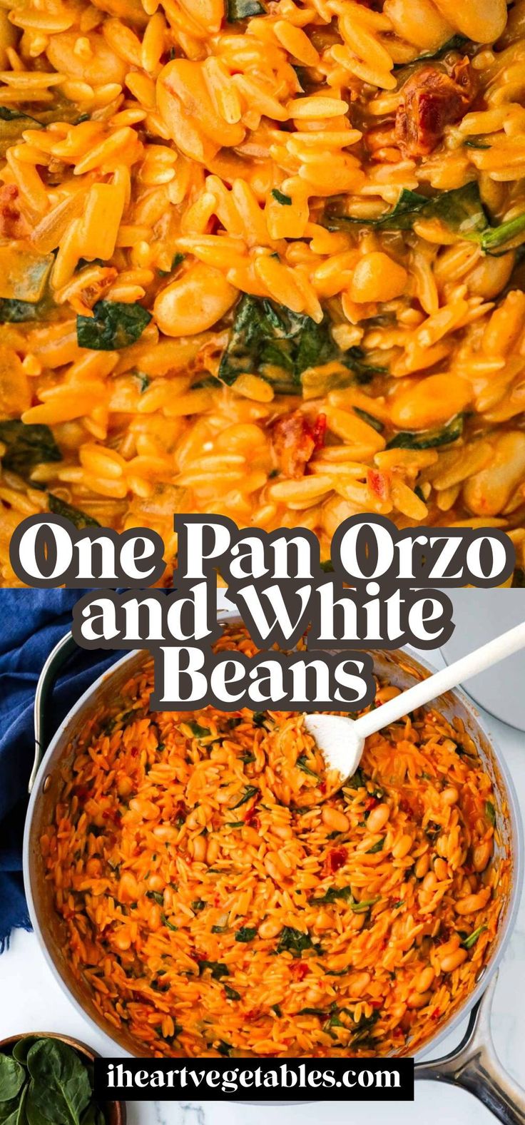 This delicious orzo pasta recipe is made in one pan with whi
