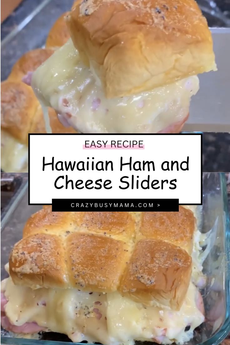 If you love sliders you have to try these Hawaiian Ham and C