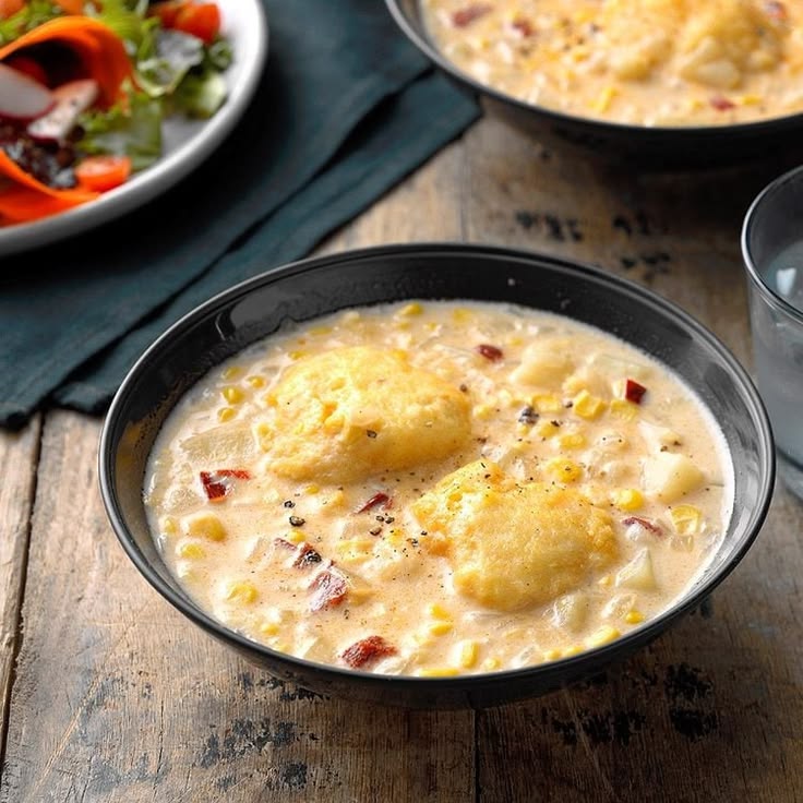 Corn Chowder with Dumplings Recipe: How to Make It