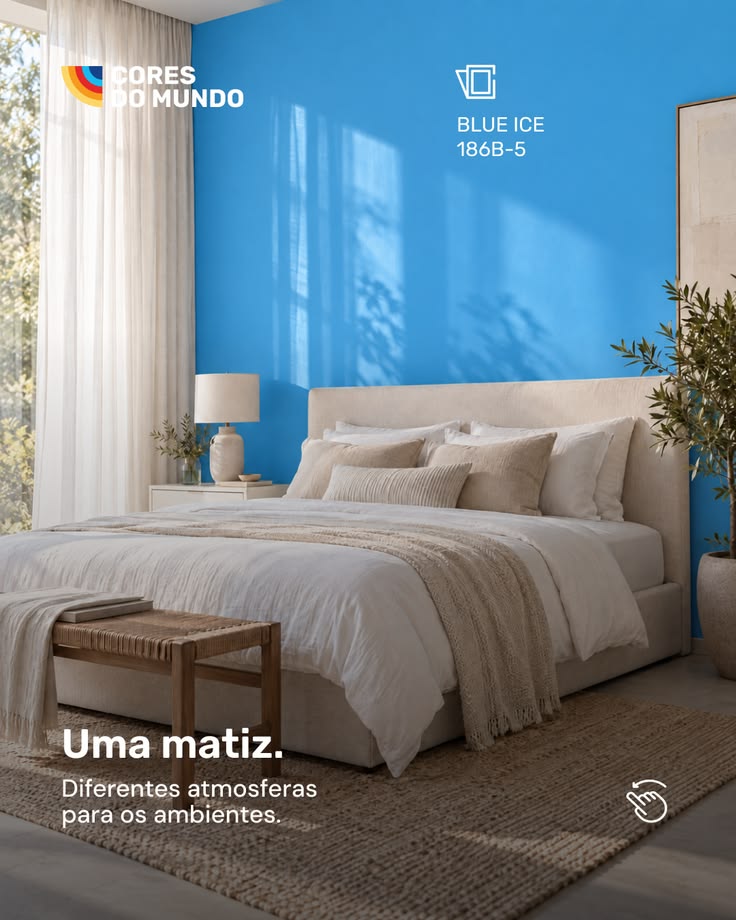 Uma mesma cor pode ganhar diferentes tonalidades, variações 