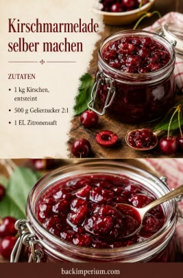 Kirschmarmelade selber machen geht schneller als gedacht: 1 