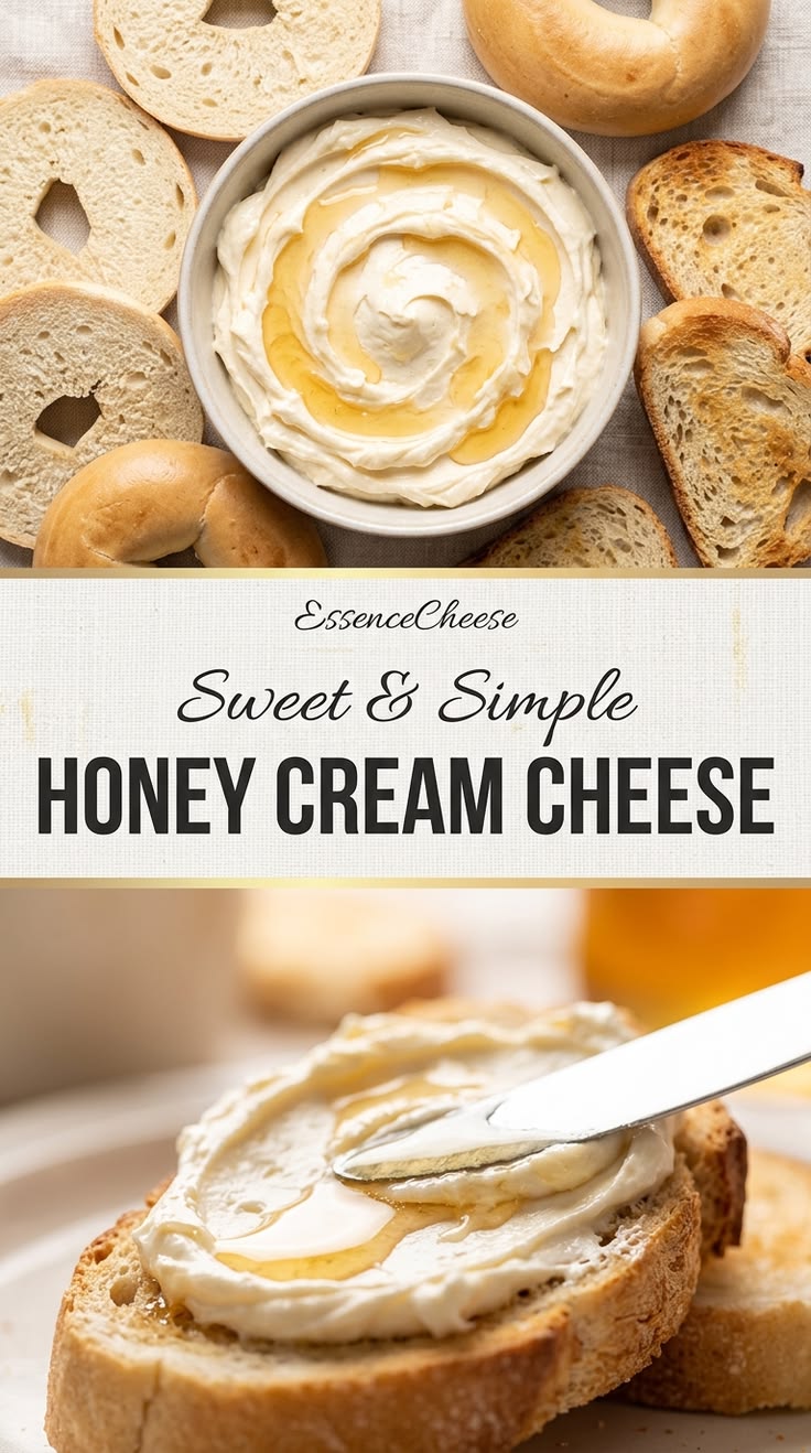 This easy honey cream cheese spread is sweet, creamy, and re