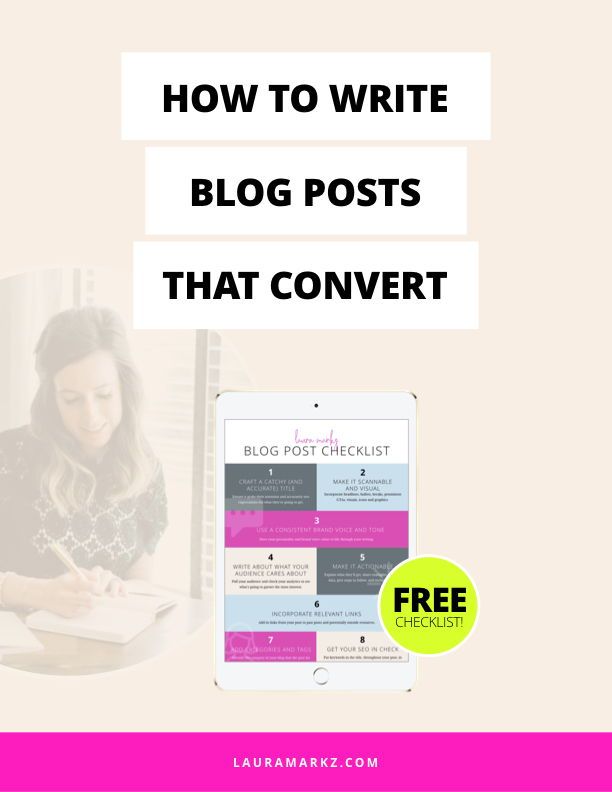 Tips & Tricks for Writing Blog Posts that Convert Readers In