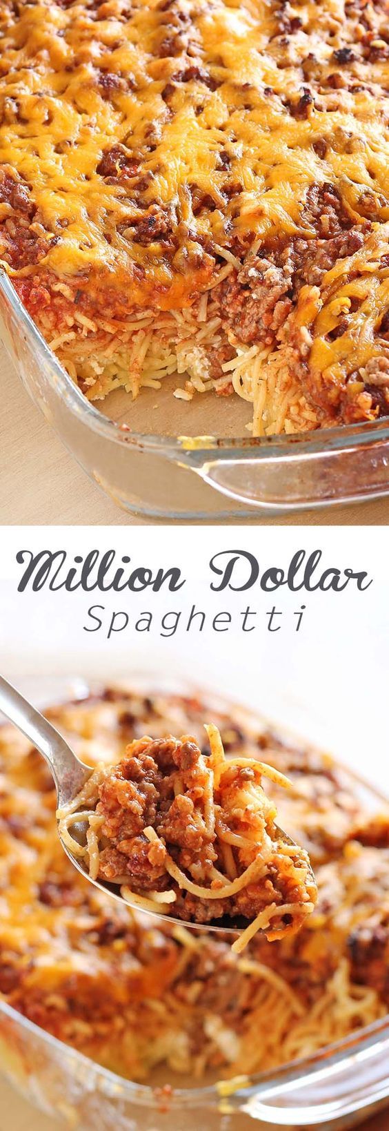 Million Dollar Spaghetti - Delicious Baked Spaghetti with a 
