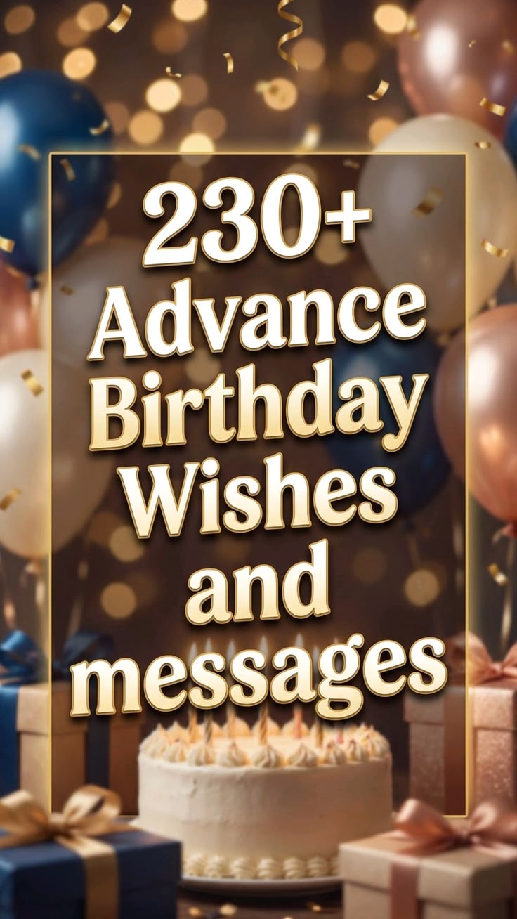 Celebrate birthdays early with this collection of 230+ advan