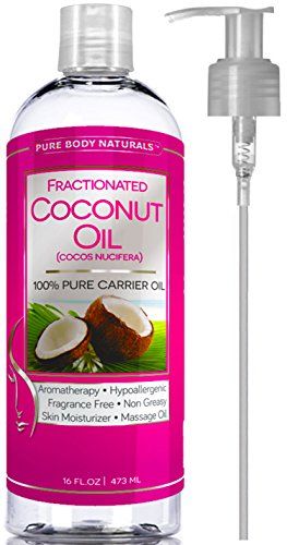 Fractionated Coconut Oil 16 oz 100% Natural & Pure - Best...