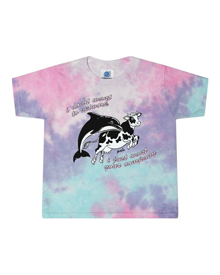 another Pals tee! inspired by the classic leaping cow and do