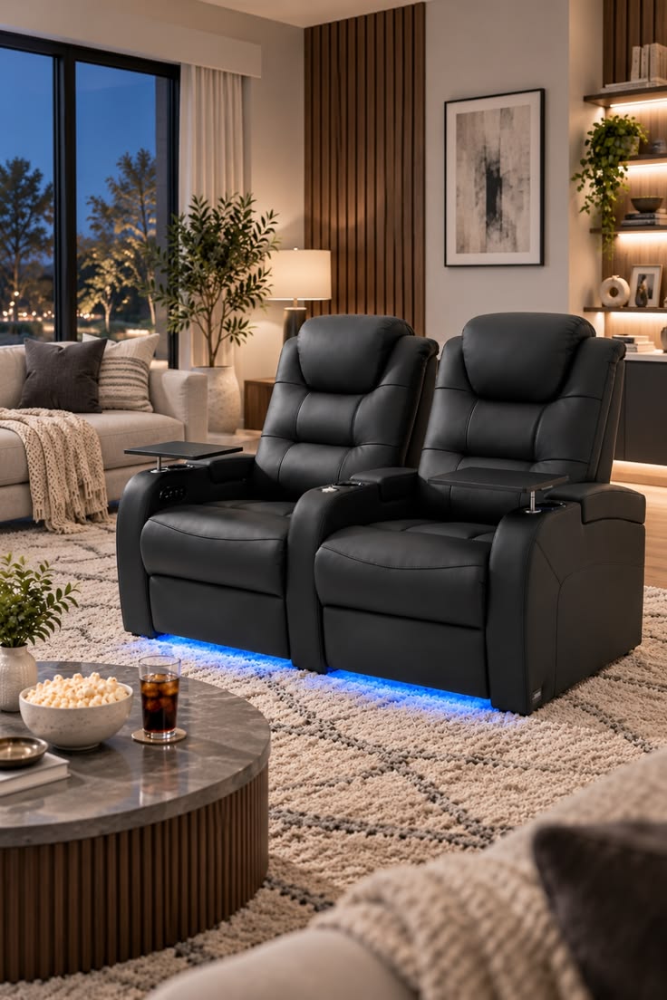 A better movie night starts with better seating. Small detai