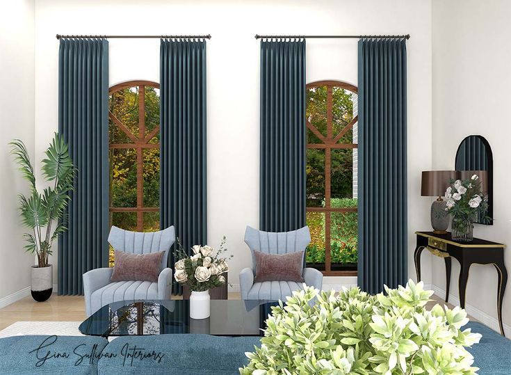 E-Design, Interior Design, Living Room design Inspired by Jo